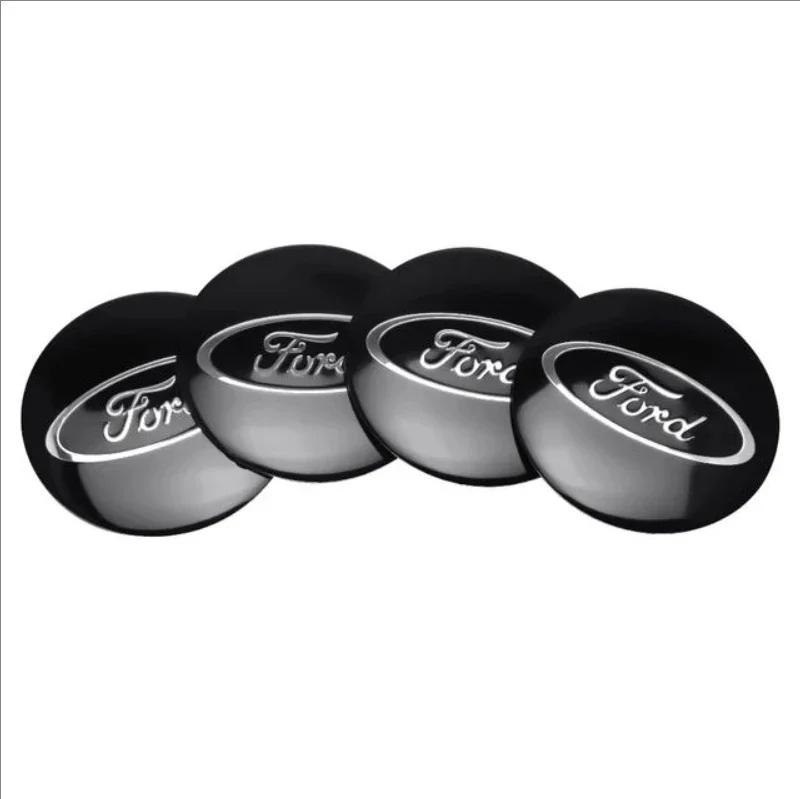 

Car Sticker Ford 4Pcs 56MM Car Wheel Hub Center Cap Metal Emblem Stickers For Ford ST Focus 2 3 Mondeo Kuga Fiesta MK7 Escort Ed