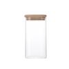 High Borosilicate Square Glass Food Storage Jar
