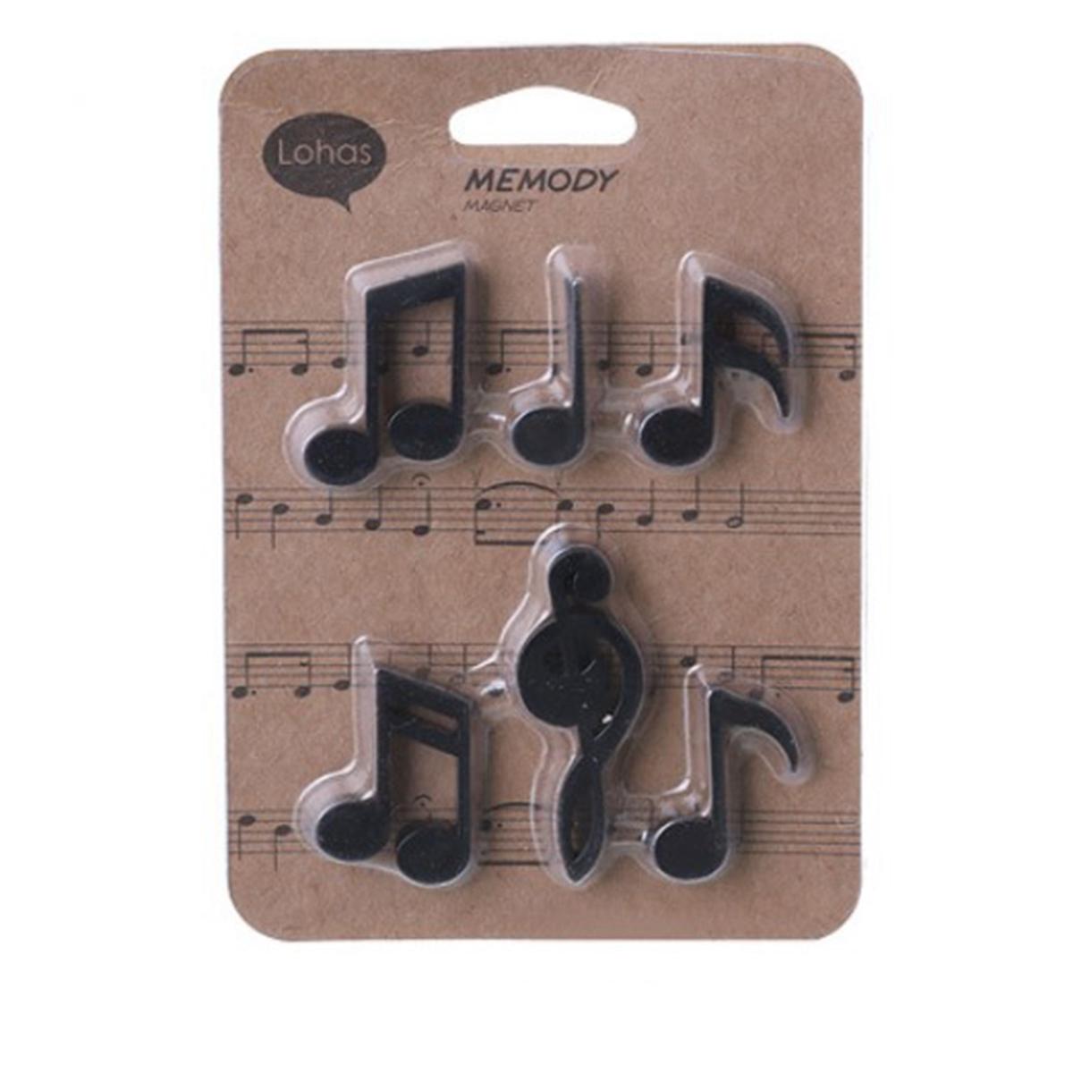 

Home Decor Kitchen Refrigerator Creative Message Sticker Musical Notes Melody Fridge Magnets чёрный