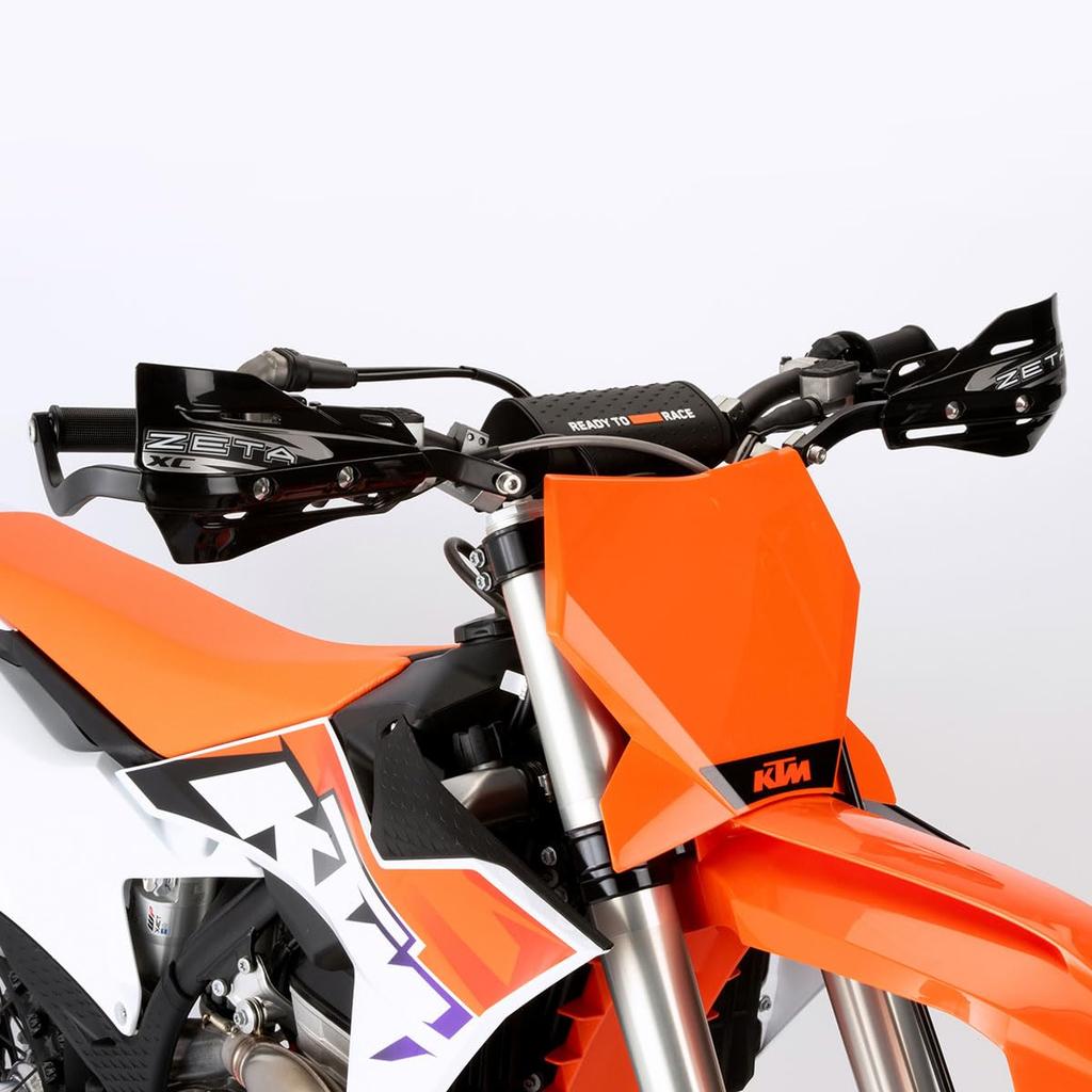 ZETA RACING Type Armor Handguards Bend XC Kit for Large Diameter Compatible Handlebar Inner Diameter Aluminum Door Knob Dirtfreak F5350 Part U-Clamp
