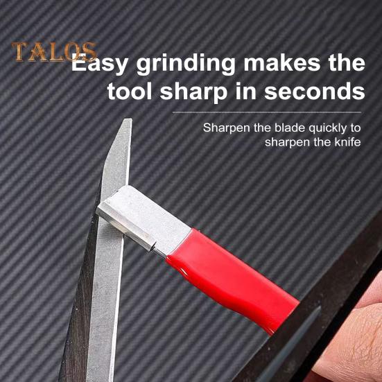 1/5ks ořezávátko Přenosný ořezávač wolframové oceli Ruční ořezávátko kapesní velikosti Multifunkční nářadí s protiskluzovou rukojetí Karbidové ořezávátko pro kempování