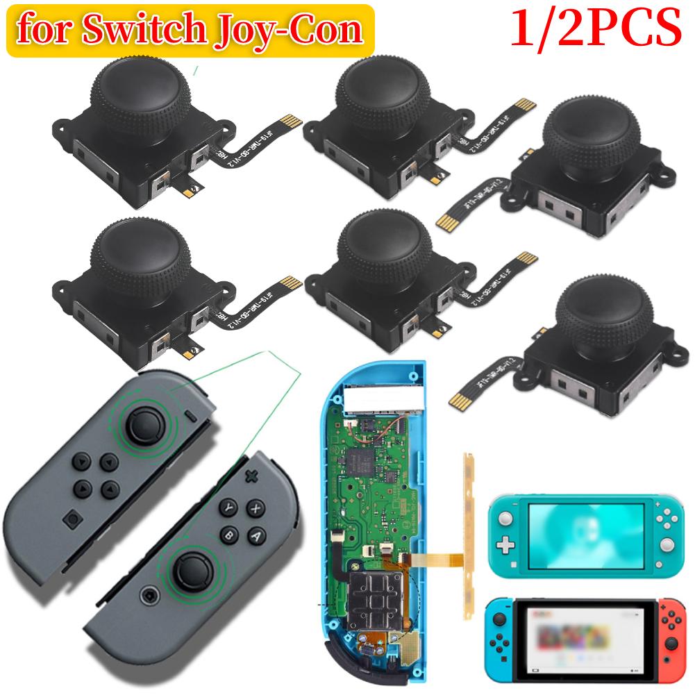1/2PCS TMR Sensing Joystick for Switch/Lite/OLED Joycon Analog Thumb Stick No Drifting Hall Electromagnetic Stick Repair Parts