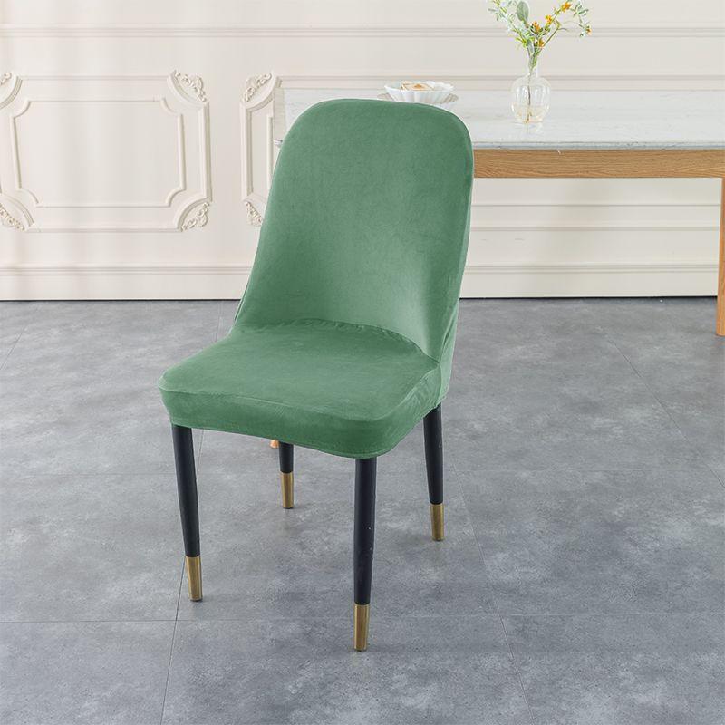 Thickened Chair Cover Elastic Arc Shape Dirt-resistant Dining Chair Cover Prevent Cat Scratches Easy To Remove and Wash Without Deformation.