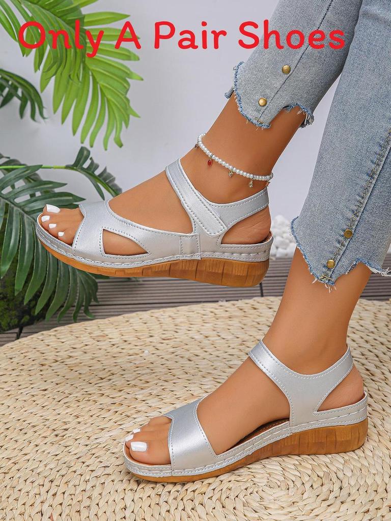 Zomerstijl Open Teen Sandalen Met Rubberen Zool Voor Dames