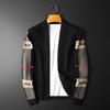 Spring and Autumn Fashion Sweater Cardigan Men's Knitted Cardigan Korean Edition Casual Coat