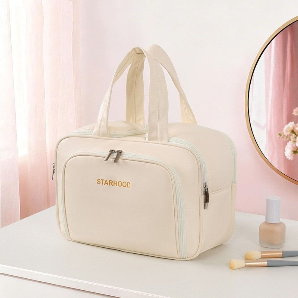 Lightweight Makeup Organizer Large Capacity Cosmetic Container Travel Toiletry Bag Business Trips