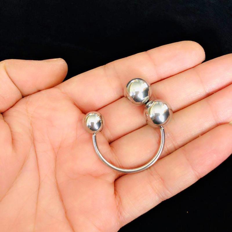 Modischer Temperament-Charme Metall-Creolen-Ohrring Persönlichkeit Runde Perlenkugel Hängende Ohrringe Für Damen Mädchen Schmuck Geschenk