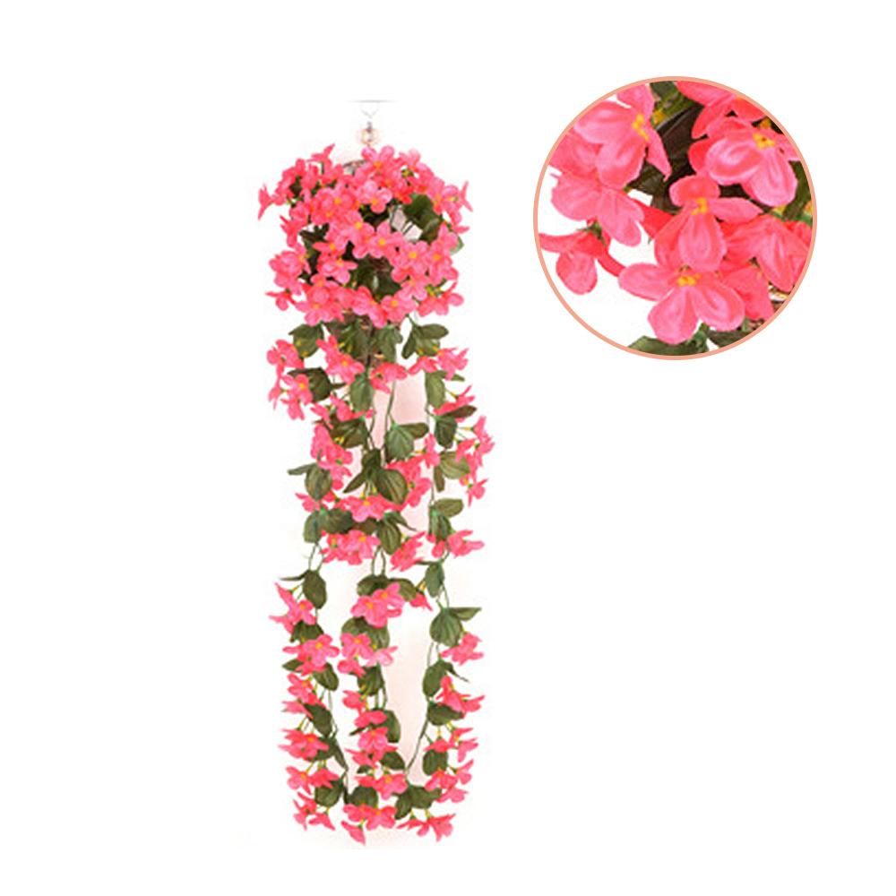 Künstliche gefälschte hängende Blumen-Ranken-Pflanzen-Girlande-Hausgarten-Dekoration im Freien