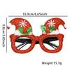 Handmade Plastic Colorful Christmas Glasses Perfect For Kids Featuring Cheerful Santa And Designs Reindeer