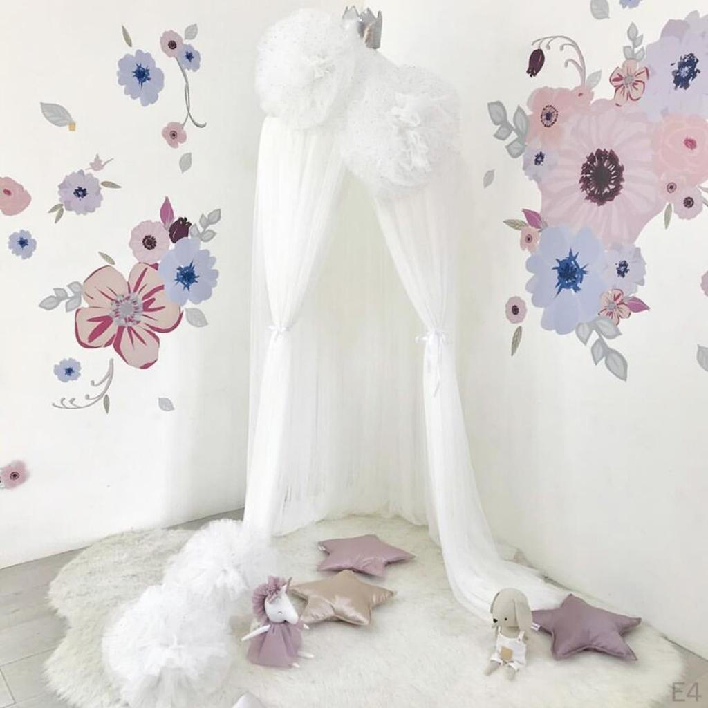 Ball Tulle Flower For Children Room Crib Tent Ornament