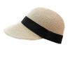 Summer Straw Hats For Women Panama Equestrian Hat Outdoor Casual Beach Sun Caps Female Breathable Travel Visor Baseball Cap