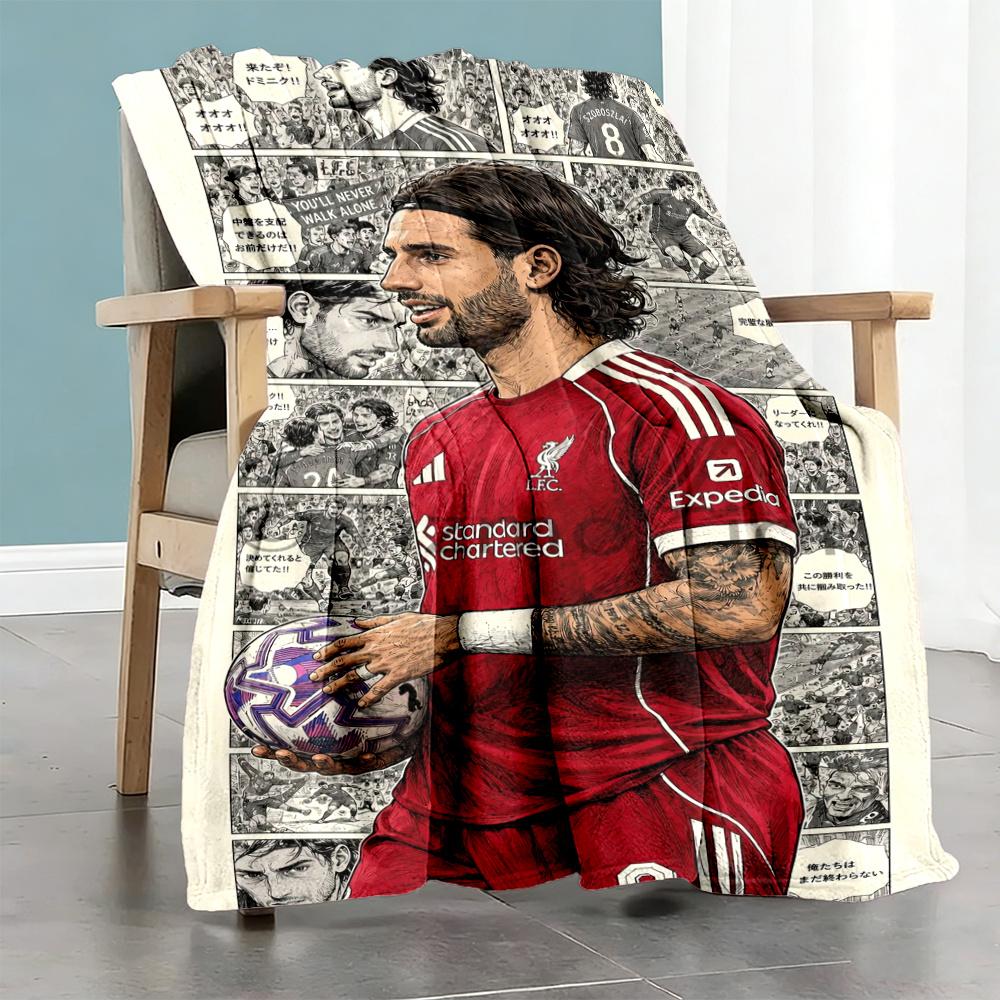 Liverpool Football Blanket Durable Comfort Perfect For Couch Bedding Picnics For All Seasons Digital Print Perfect Gift For Relatives And Friends