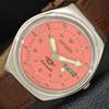 AUTOMATIC VINTAGE CITIZEN 8200 JAPAN MENS PEACH COLOR DIAL WATCH A500281-2 R151b-a500281