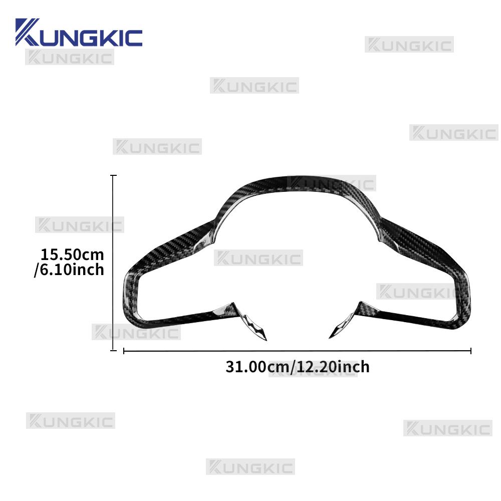 MCRB1 Hard Dry Carbon Fiber For 2025 2026 BMW X3 G45 X1 U11 5 7 Series G60 G70 Car Steering Wheel Cover Trim Interior Accessories