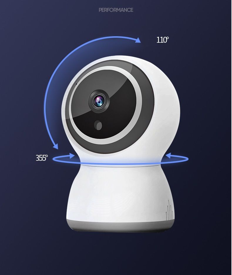 2,0 Megapixel Smart 1080p Wifi IP-Kamera Schwenken/Neigen Automatische Verfolgung Nachtsicht Full HD AP-308ZY-2MP-GA
