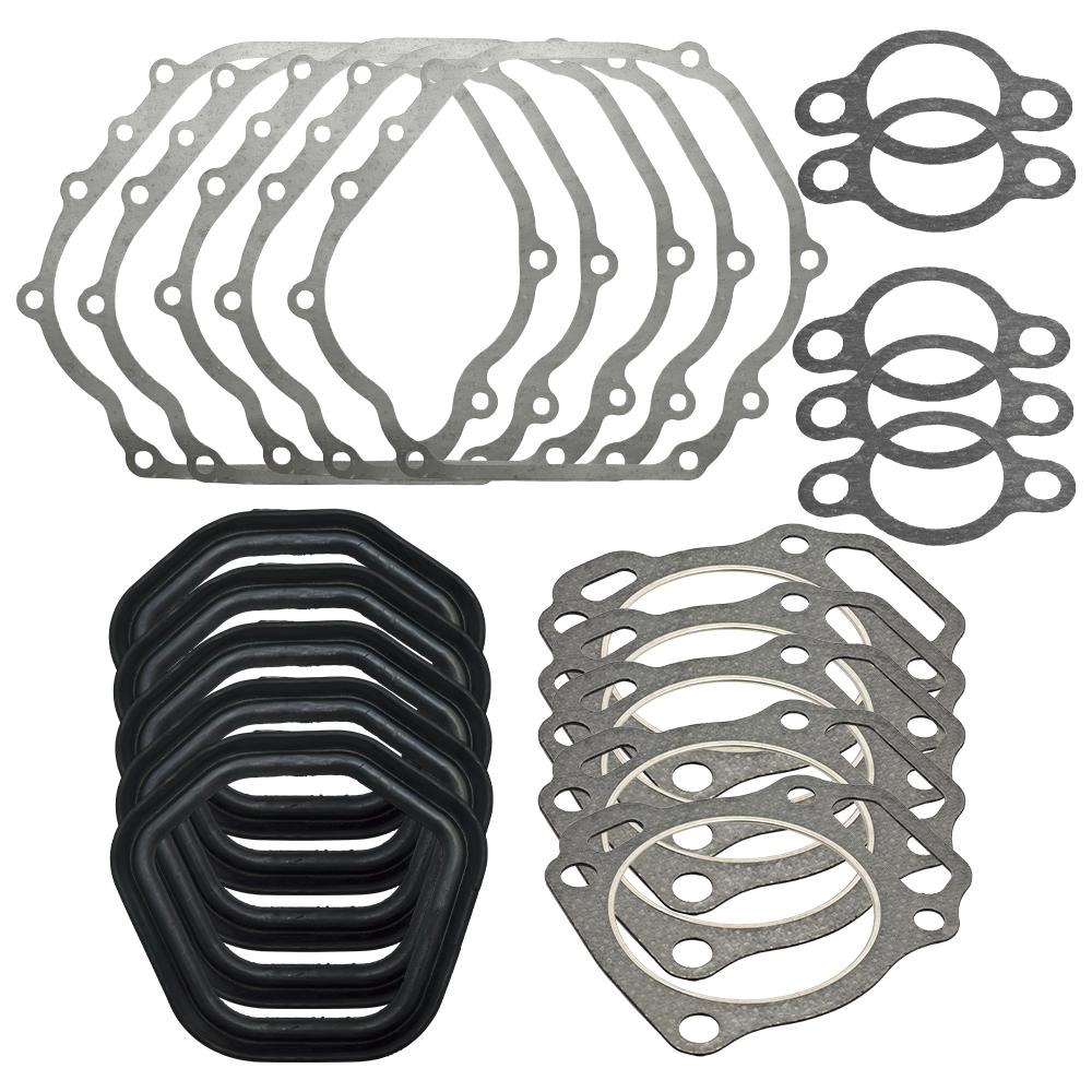 Crankcase Cylinder Valve Cover Gasket Set For Honda GX390 13HP Engines Carburetor Intake Gasket China Mainland