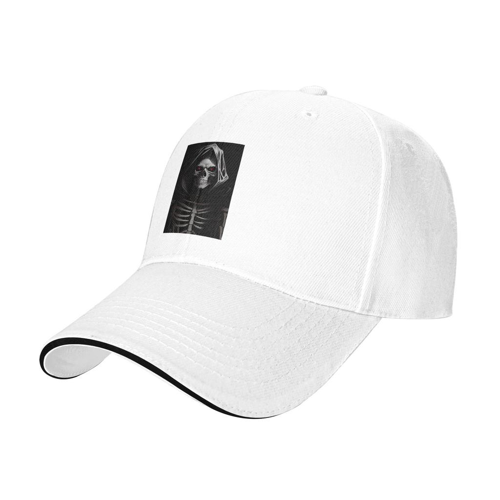 A Creepy Halloween Skeleton Skull Cap Casual Baseball Caps Adjustable Hat Hip Hop Summer Unisex Baseball Hats Customizable