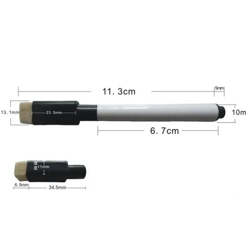 8PC Magnetic Colorful Whiteboard Pen Black White Board Markers Built In Eraser School Supply Childrens Graffiti Drawing Pen