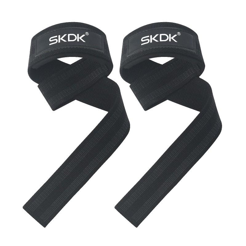 Fitness Wrist Support Strap With Non-Slip Silicone Grip Deadlift Pull-Up Weightlifting Training