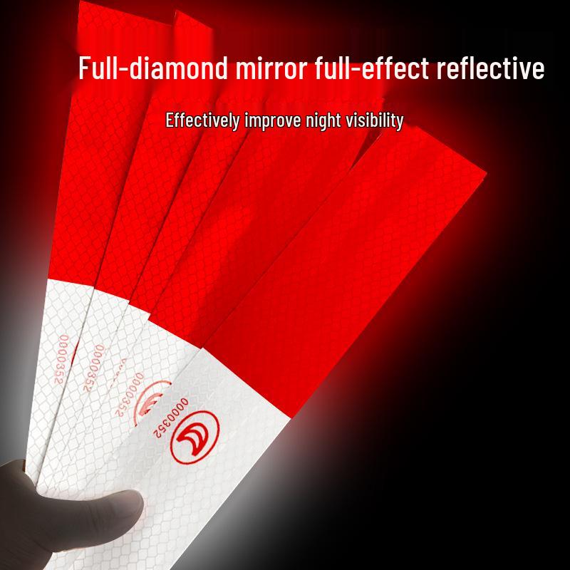 Truck Annual Inspection Reflective Safety Warning Sticker for Nighttime