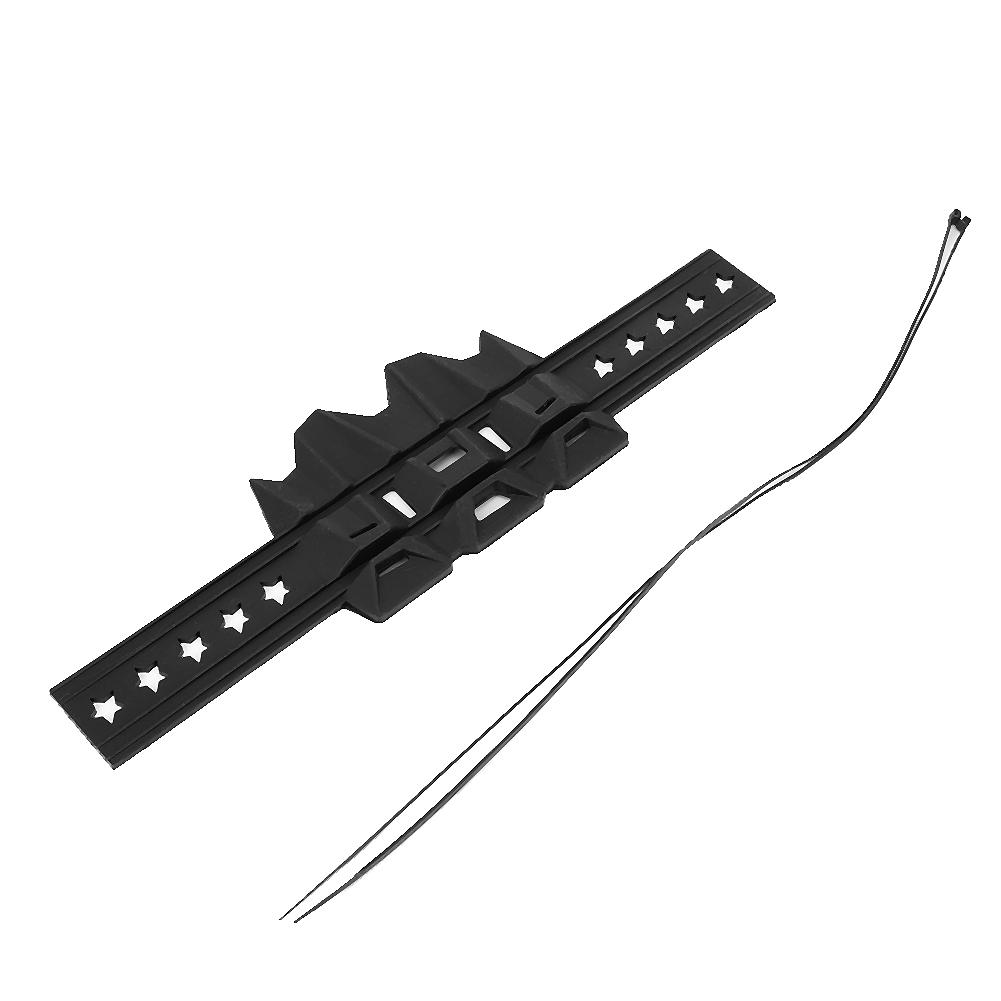 

Universal Silicone Motorcycle Exhaust Heat Shield Pipe Protector Cover Guard (Black) чёрный