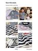 2026 Spring Arrival: Girls' Cartoon Stripe Long Sleeve T-shirt for Small & Medium Kids