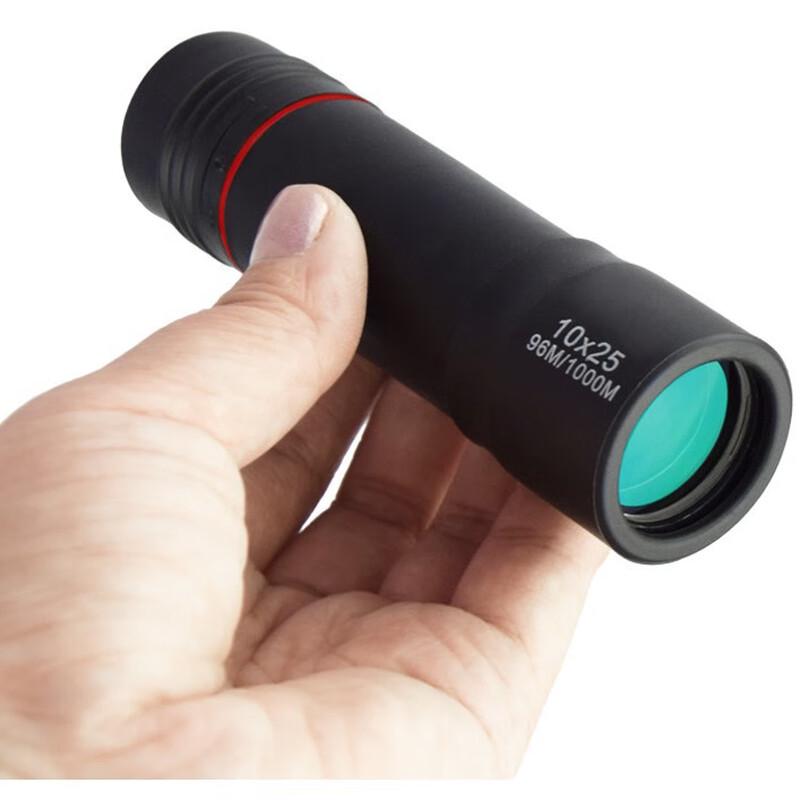 Longchan 10x25 HD Monocular Telescope with Phone Clip