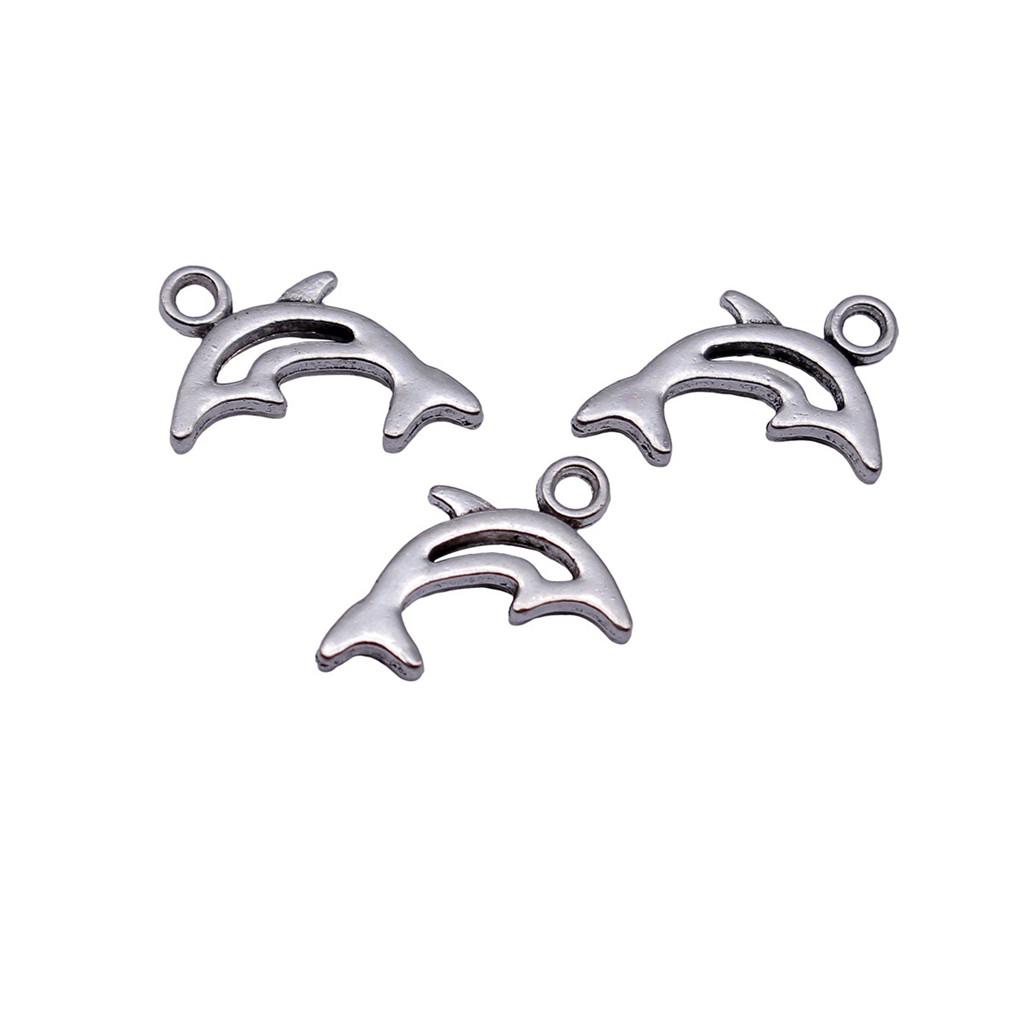 Mermaid Tail Charms Alloy Pendants For Ocean Themed Jewelry Making