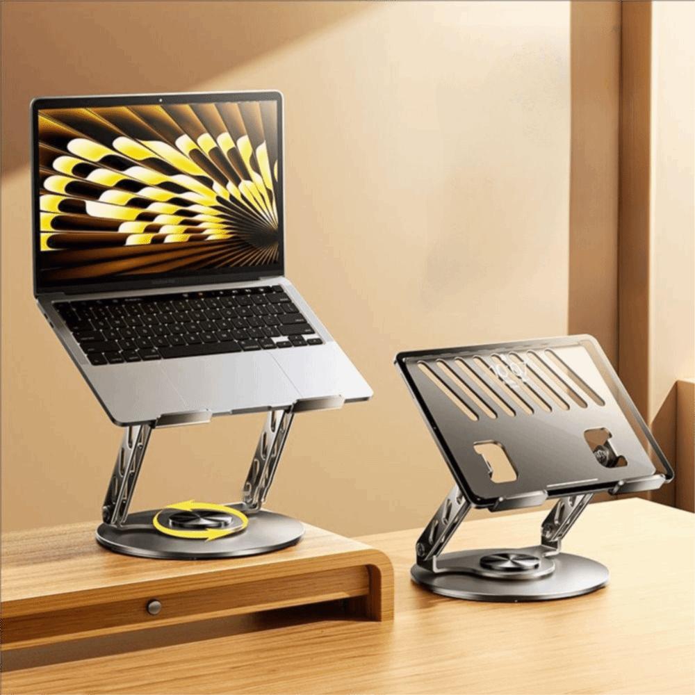 Adjustable Height Foldable Laptop Holder Ventilated Base Notebook Stand PC