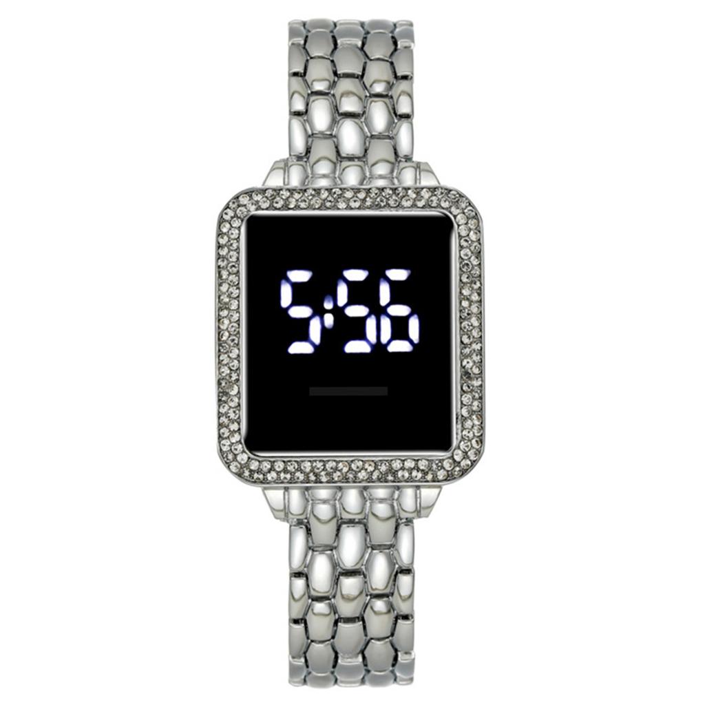 Fashion Women’s Leather Band Electronic Watch – Stylish Digital Wristwatch For Ladies, Elegant Design, Ideal Gift For Birthday, , Daily Wear