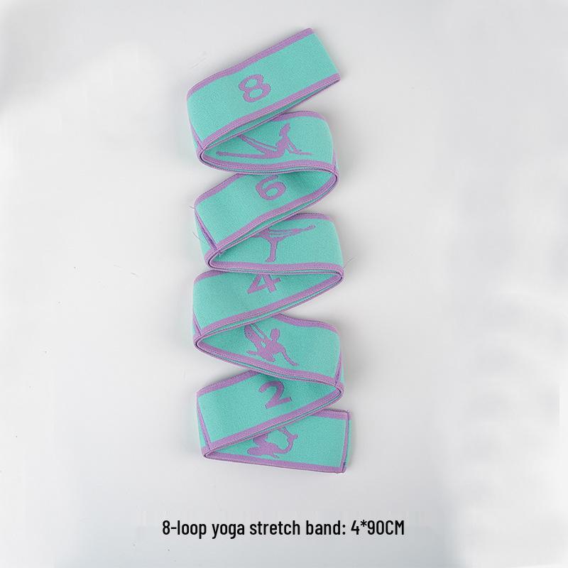Yoga Resistance Band for Kids and Adults - Stretch, Dance, Fitness Trainer