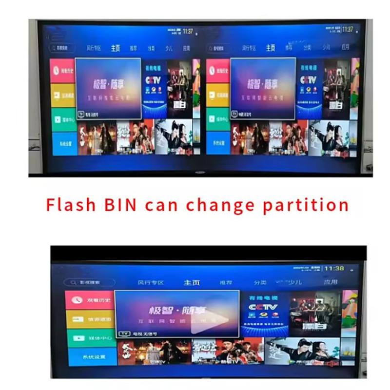 A72U TV Display Image Magnification Board 4K 60Hz To 4K 60Hz Converter Plate To Change Single Dual Partition Screen Display