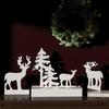 Professional Silicone Christmas Tree Standing Elk Mold Easy Demolding Design Candle Holder Mold for DIY Projects