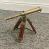 33 Cm Nautical Design Brass Spyglass Telescope With Wooden Tripod Marine Scope
