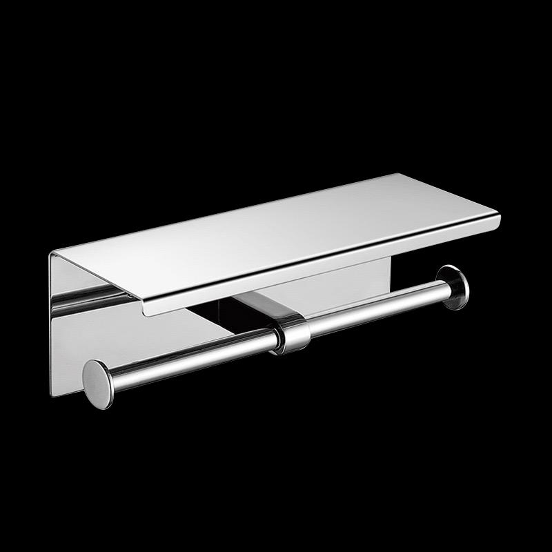 

Juyuan Stainless Steel Toilet Paper Holder with Phone Shelf
