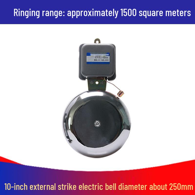 Sparkless Indoor/Outdoor Remote-Controlled Timed Electric Bell