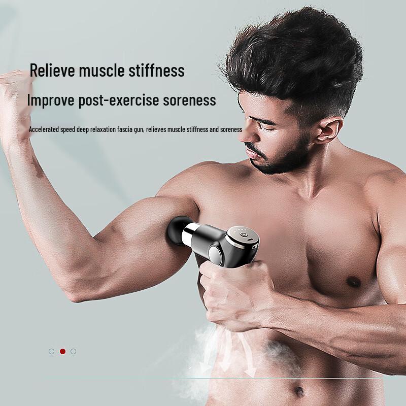 Mini Portable Fascia Massage Gun CN Plug (adapter Included)