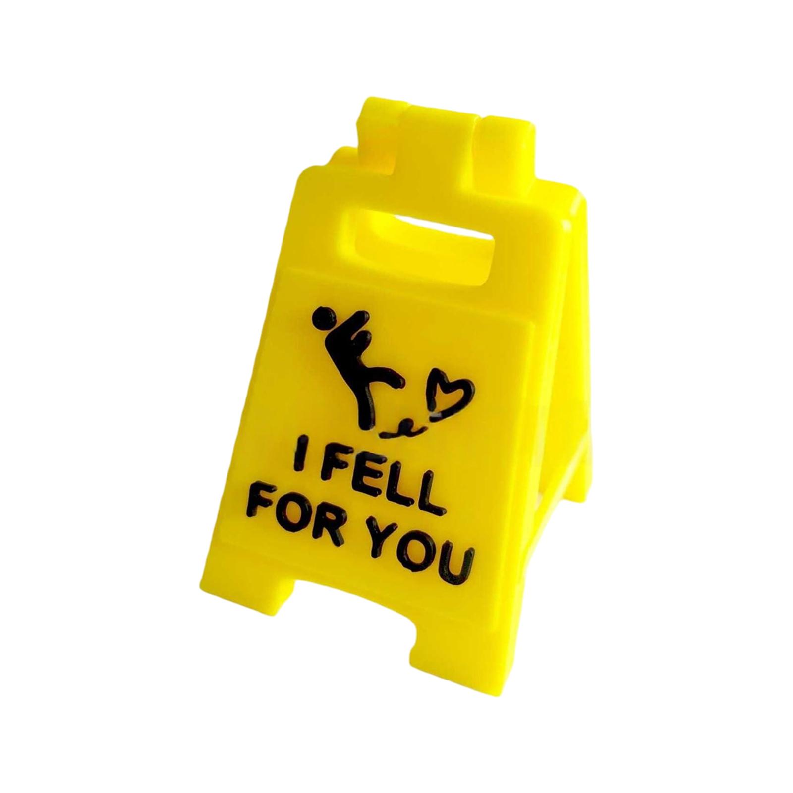 

Miniature A-Frame Sign I Fell For You Decorative Tabletop Display Stand for Valentine s Day Romantic Home Office Decor чёрный