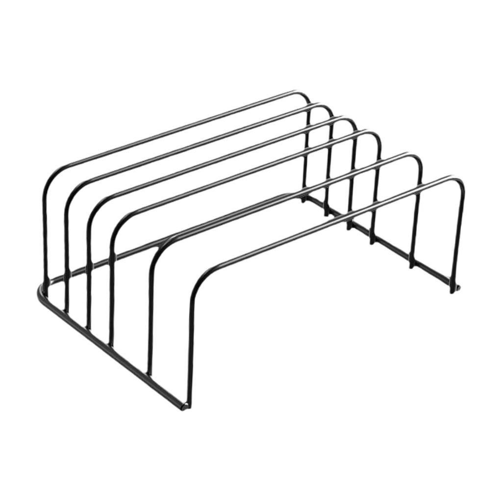 Kitchen Pot Lid Rack Cutting Board Storage Stainless Steel Cover Holder Multifunction