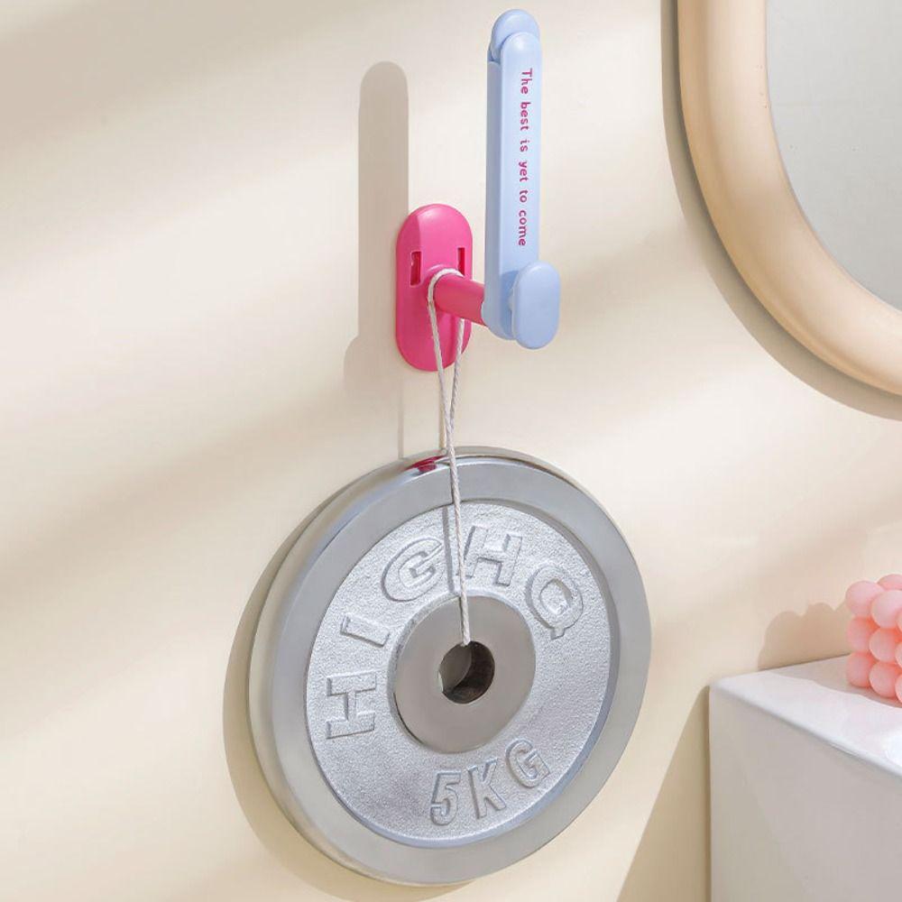 2Pcs Punch-Free Hair Rope Storage Rack Retractable Headband Organizer Rack  Shower Room