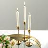 European Style Exquisite Metal Candlestick Elegant Rustproof Candle Stand for Wedding Table Home Dinner Decor