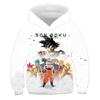 3-12Y Girls Anime Top Long Sleeve Kids Boys Dragon Ball Z Graphic Autumn Child Sweatshirt Hoodies Spring Children's Soft Clothes