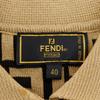 Fendi Zucca Polo tričko pletené Hnedá bavlna Dámske Použité