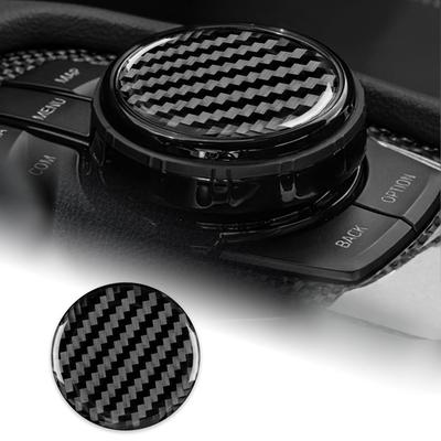 AIRSPEED Accessories for Toyota Supra 2019-2022 Real Carbon Fiber Car Multimedia Button Knob Panel