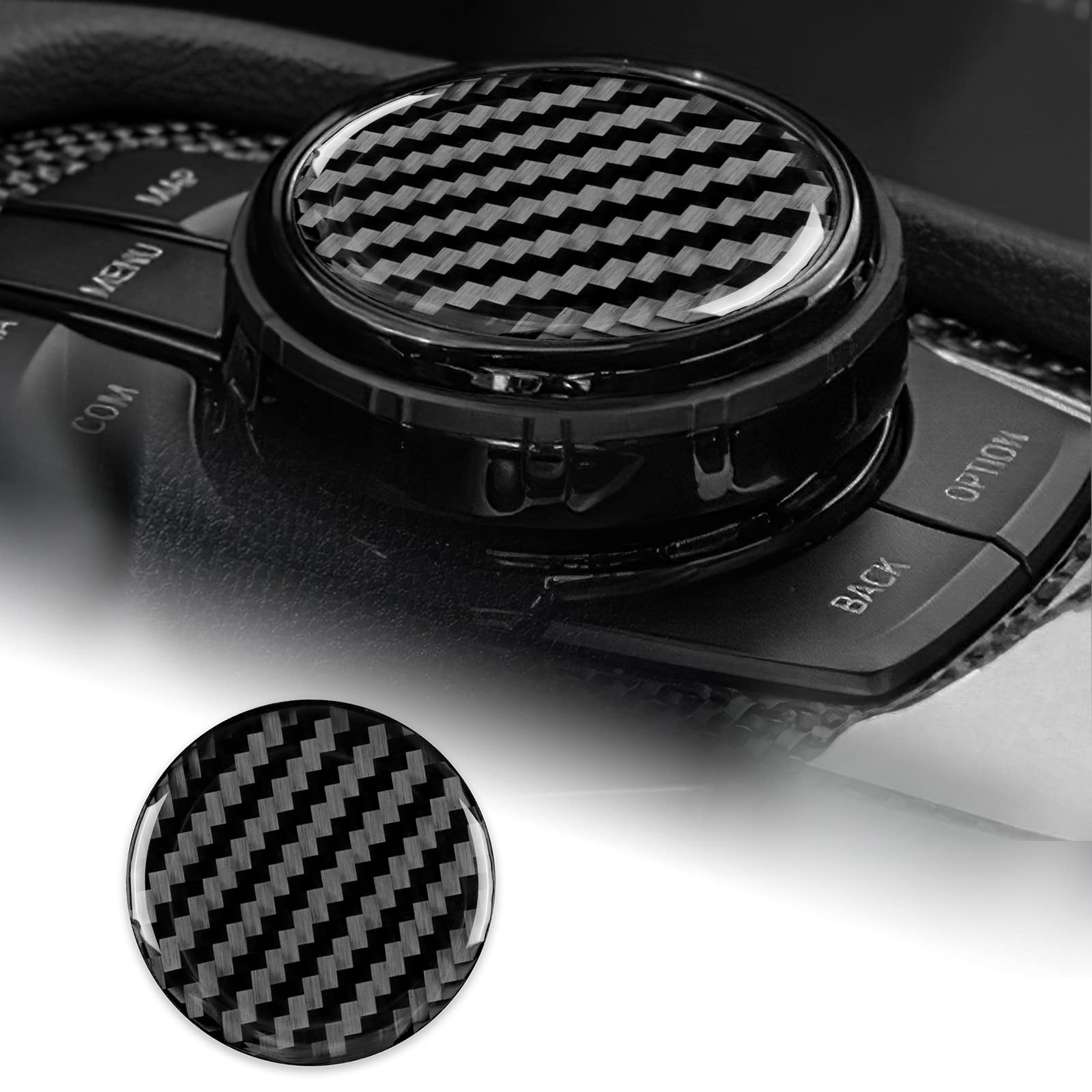 

AIRSPEED Accessories for Toyota Supra 2019-2022 Real Carbon Fiber Car Multimedia Button Knob Panel