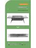 Heavy-Duty Stainless Steel Folding Charcoal BBQ Grill - Portable Outdoor Full Set