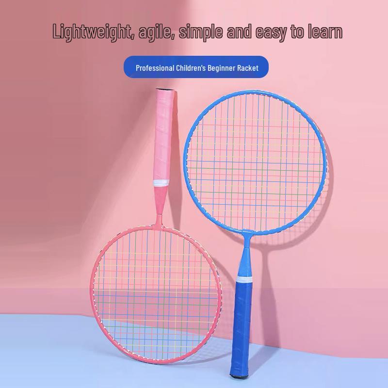 Boshika Kids' Cartoon Badminton Racket Set - Outdoor Sports Toy for Parent-Child Play