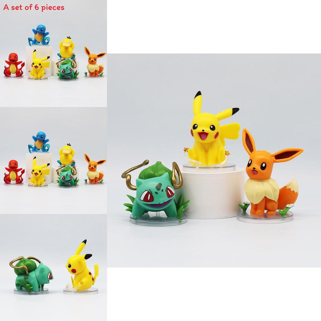 Pokemon Psyduck Bulbasaur Charmander Squirtle Eevee Model For Collectors And Display