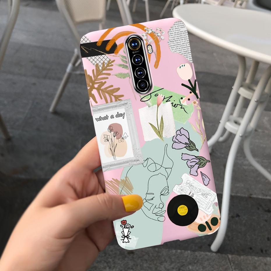 For Realme X2 Pro Phone Case Realme XT X2 Lovely Printing Candy Color Silicone Back Cover For RealmeX2 X 2 Pro XT Soft TPU Coque