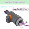 1/3 Pcs Garden Hose Quick Connector Stopwater Connector Garden Tap Water Coupler Watering Pipe Fitting